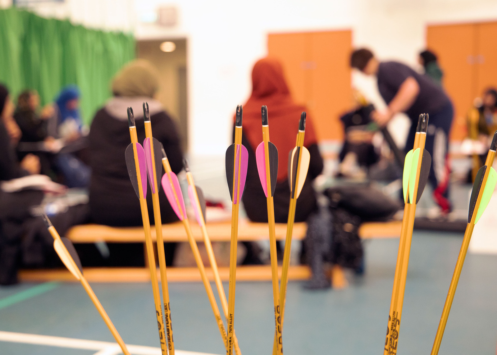 Participants on an Archery GB Instructor Award course