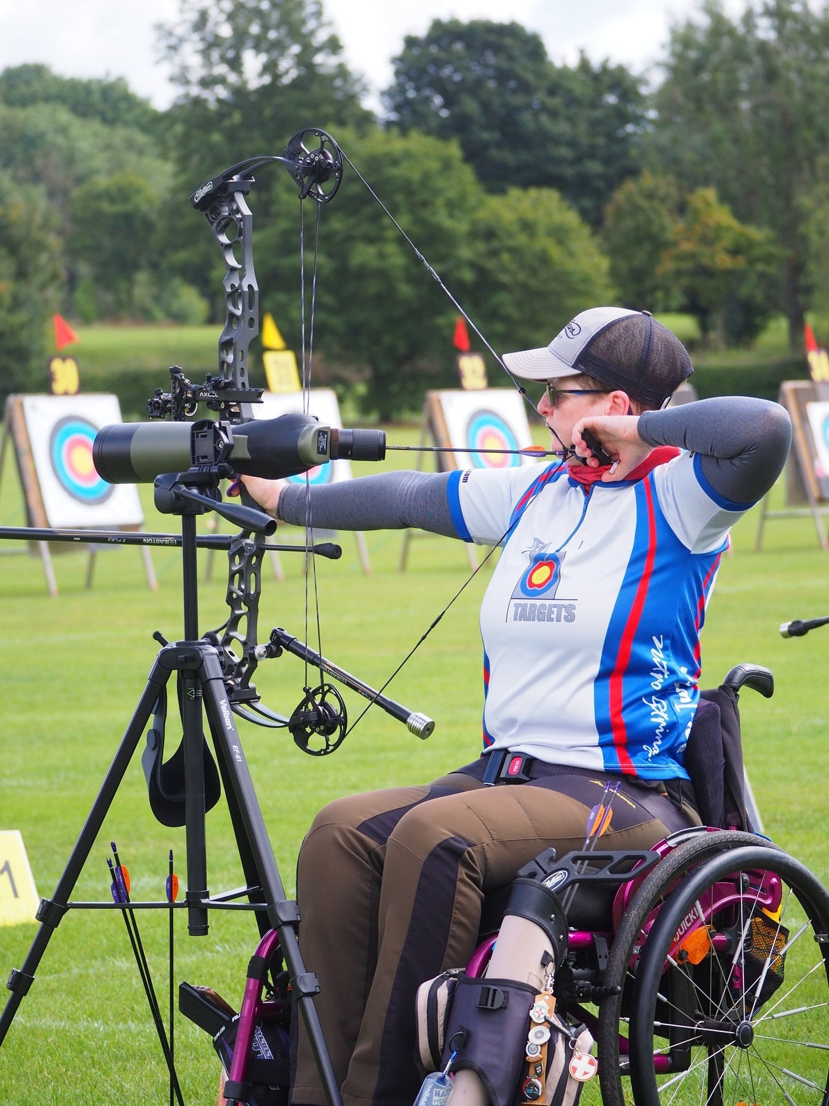 Archer at the Disability Championships