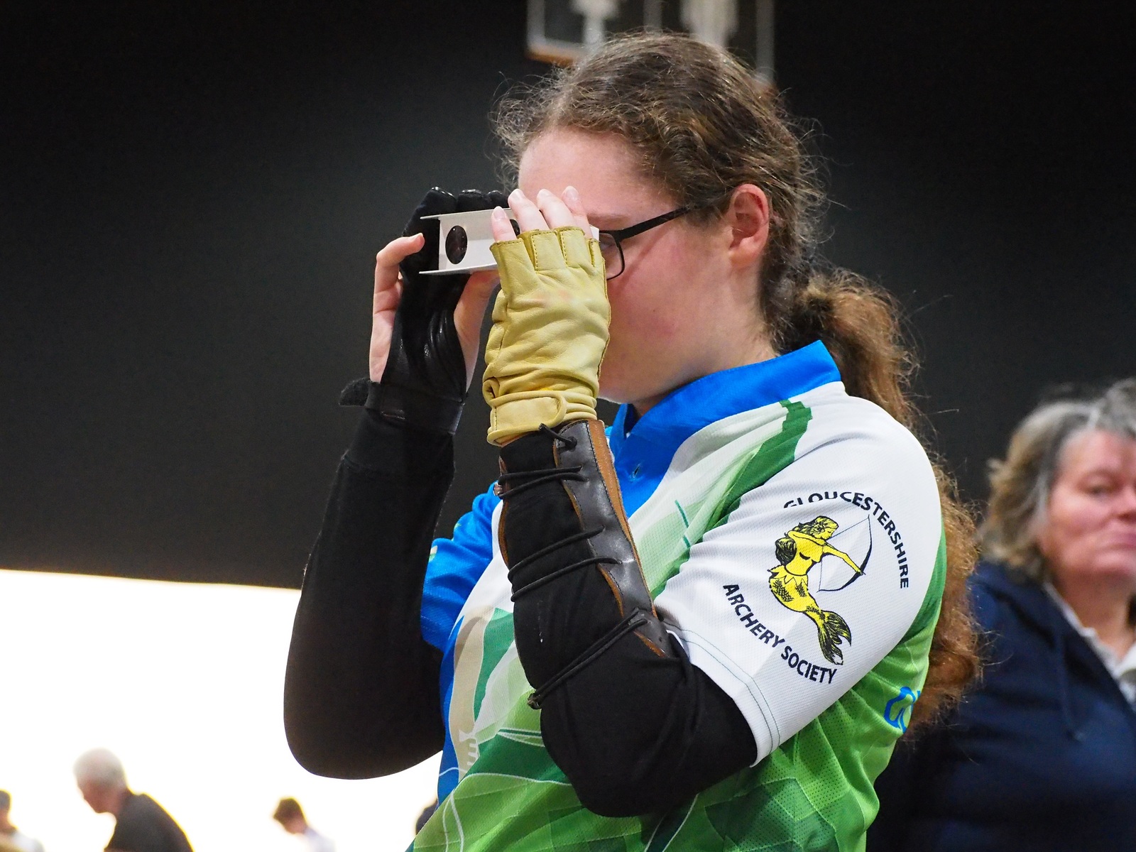 Club archer at a competition