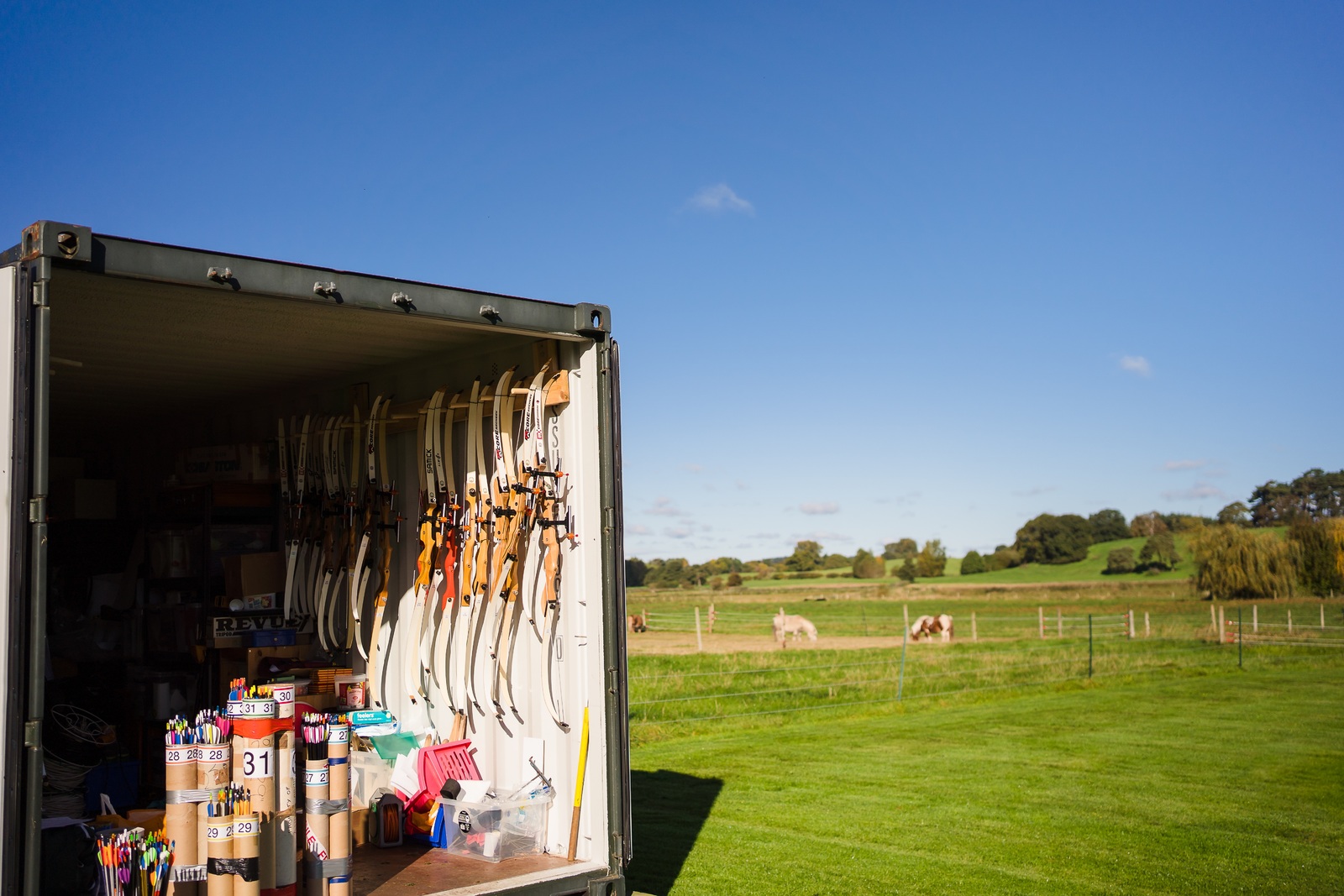 Archery equipment store