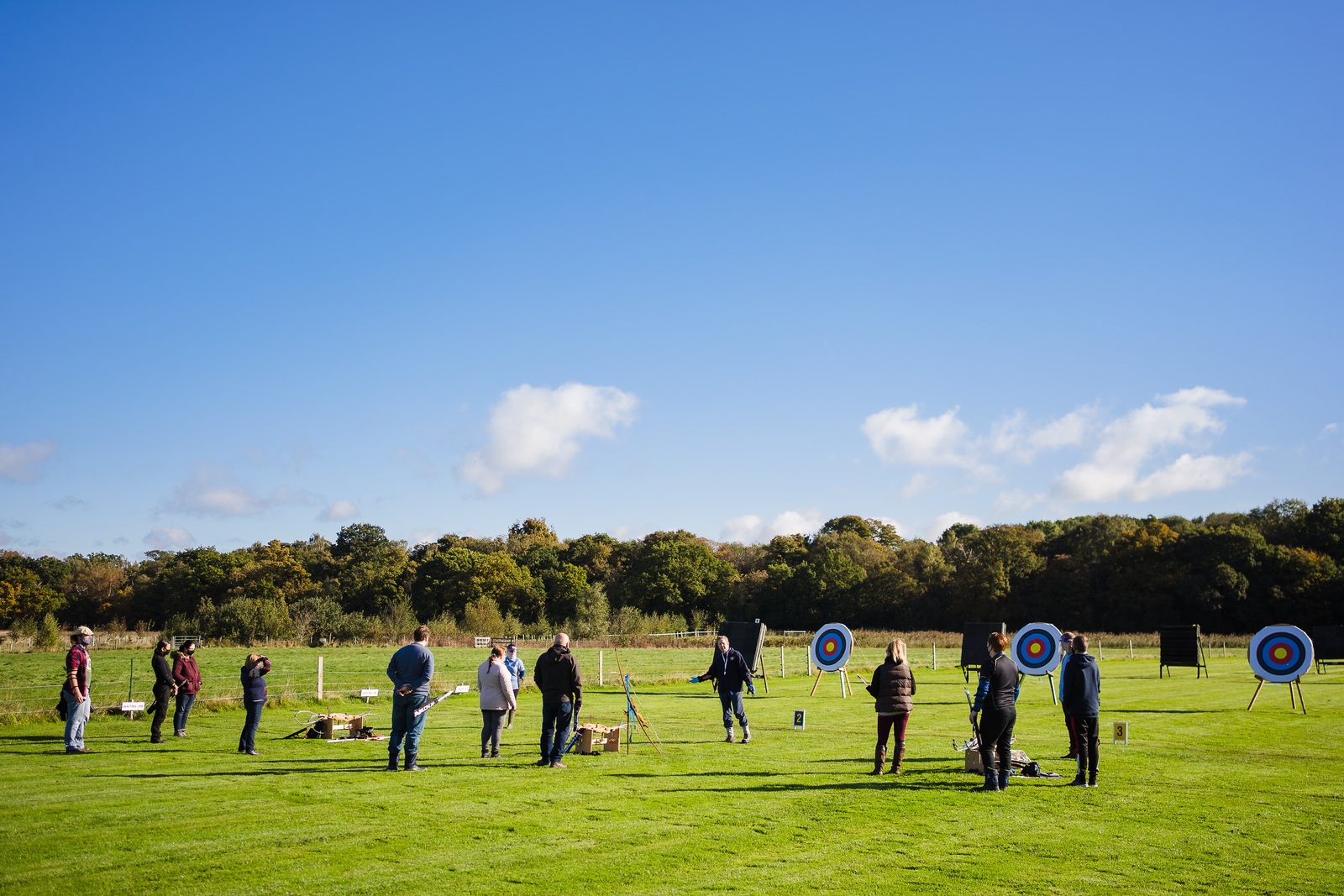 Outdoor archery range